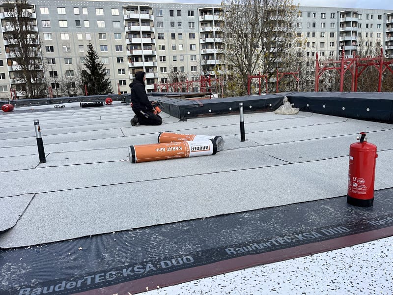 Flachdach Installation Berlin